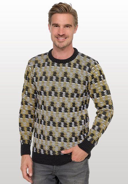 Rusty Neal Strickpullover, mit schöner Musterung günstig online kaufen