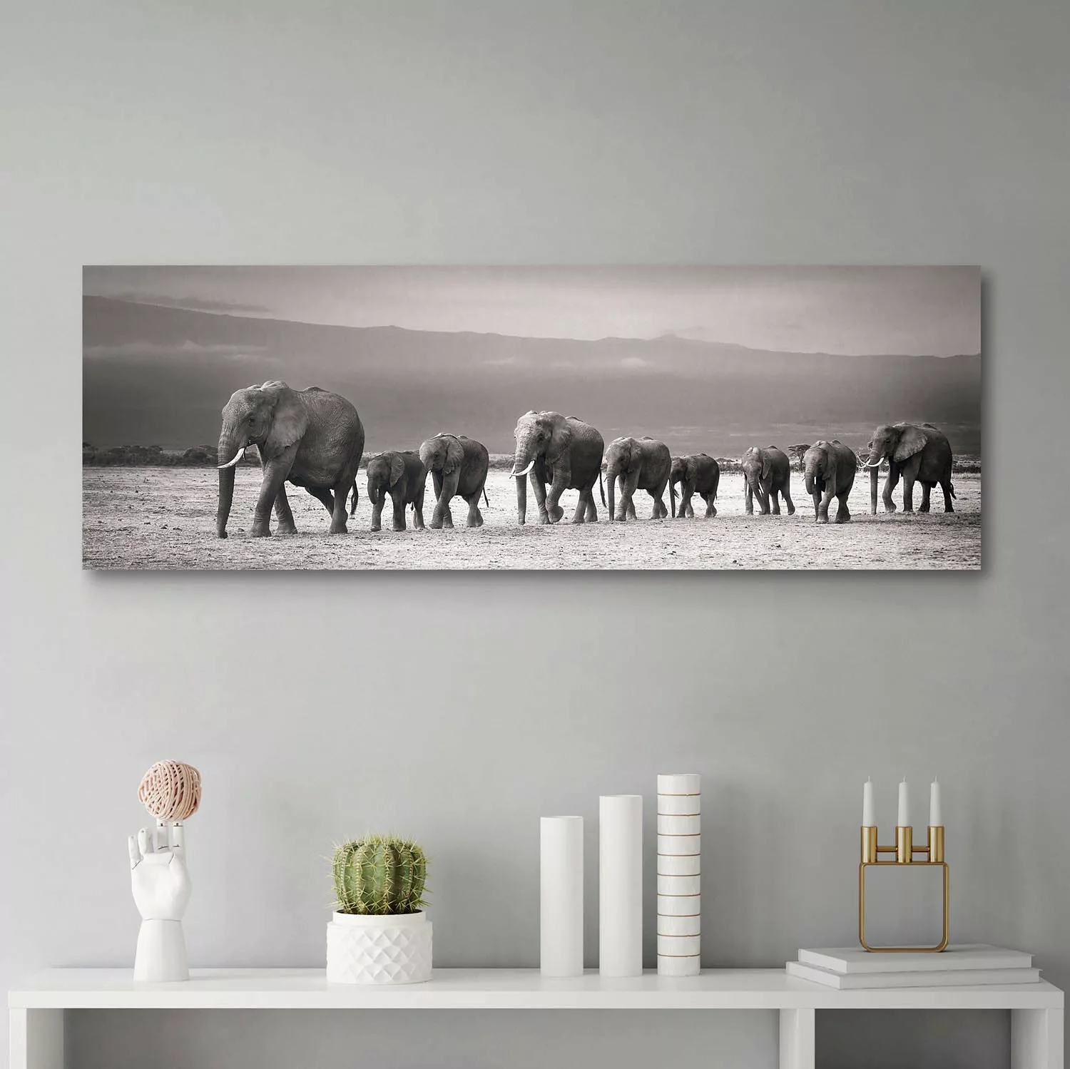 Reinders Wandbild "Elefantenparade" günstig online kaufen