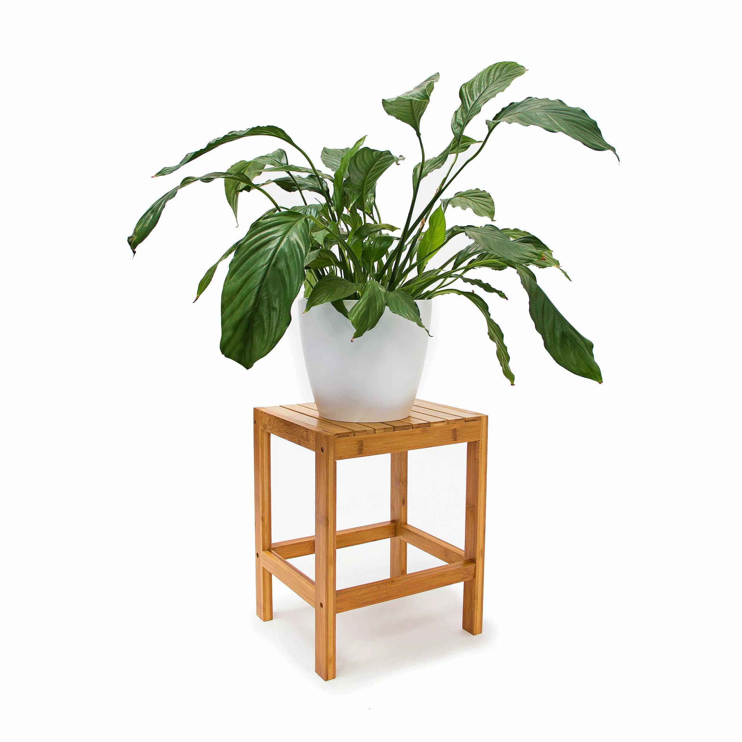 relaxdays Hocker Blumenhocker Bambus günstig online kaufen