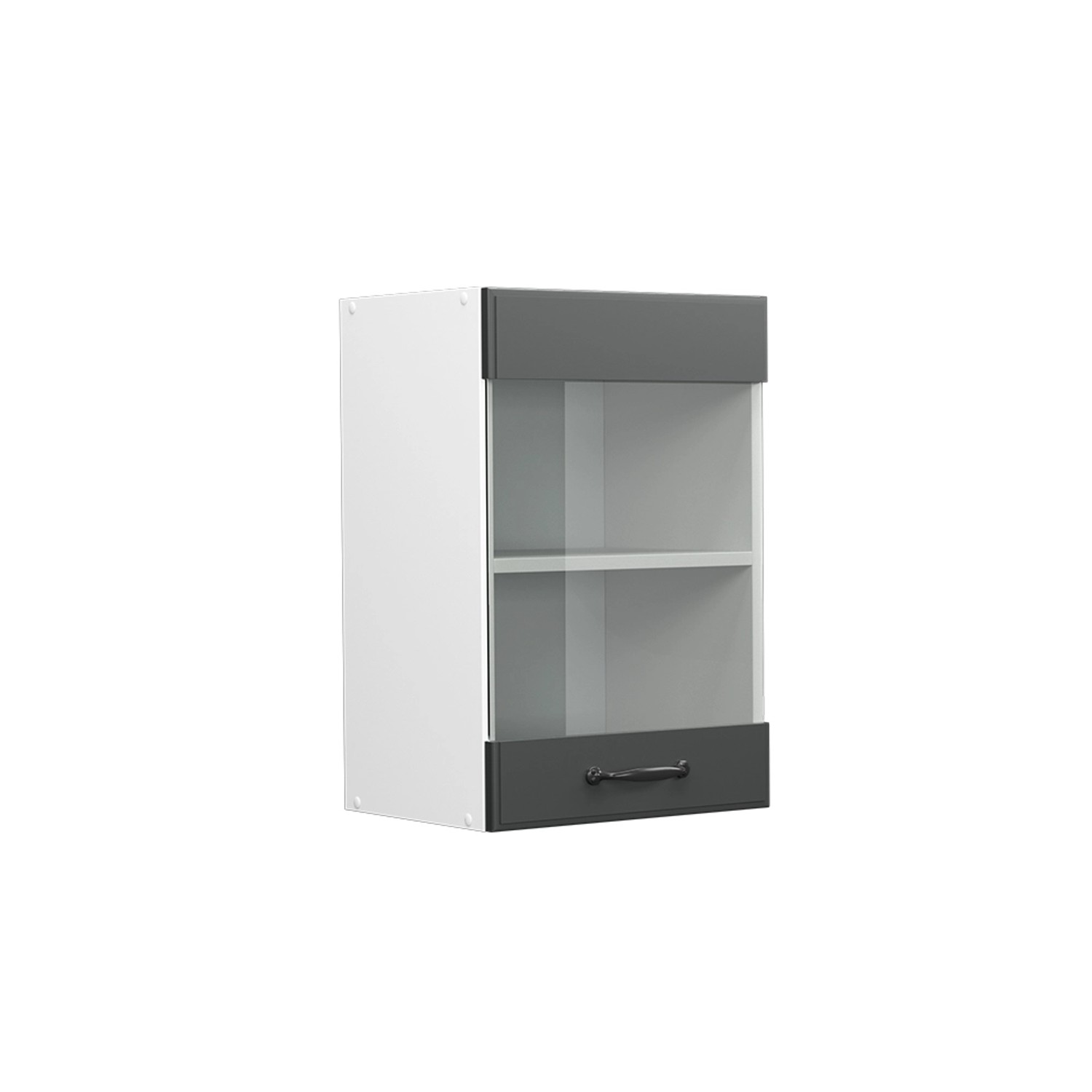 Vicco Glashängeschrank R-Line, Anthrazit Landhaus/Weiß, 40 günstig online kaufen