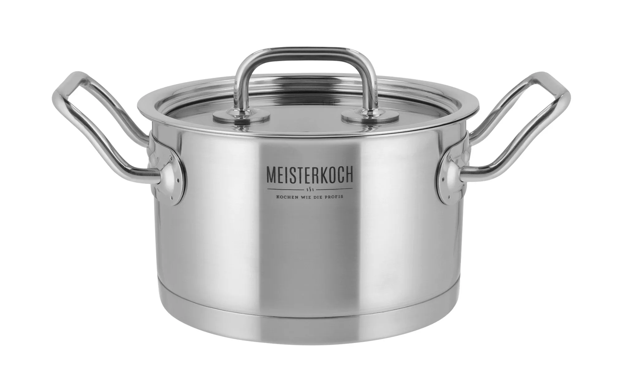 Meisterkoch Topf 16 cm  Modus - silber - Edelstahl - 9,5 cm - Töpfe & Pfann günstig online kaufen