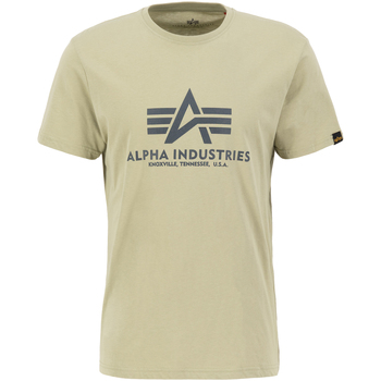 Alpha Industries  T-Shirts & Poloshirts Basic T-Shirt BL - light olive günstig online kaufen