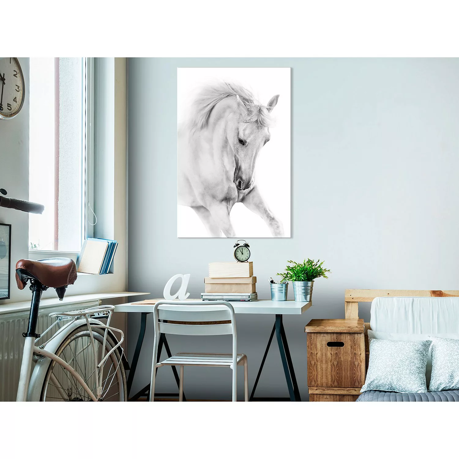 home24 Wandbild White Horse günstig online kaufen