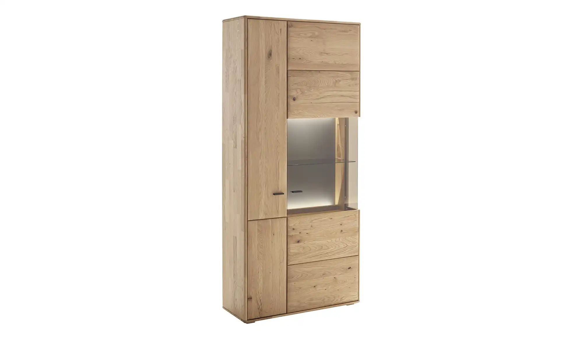 MONDO Kombi-Vitrine  Mondo ¦ holzfarben ¦ Maße (cm): B: 94 H: 207 T: 37.0 S günstig online kaufen