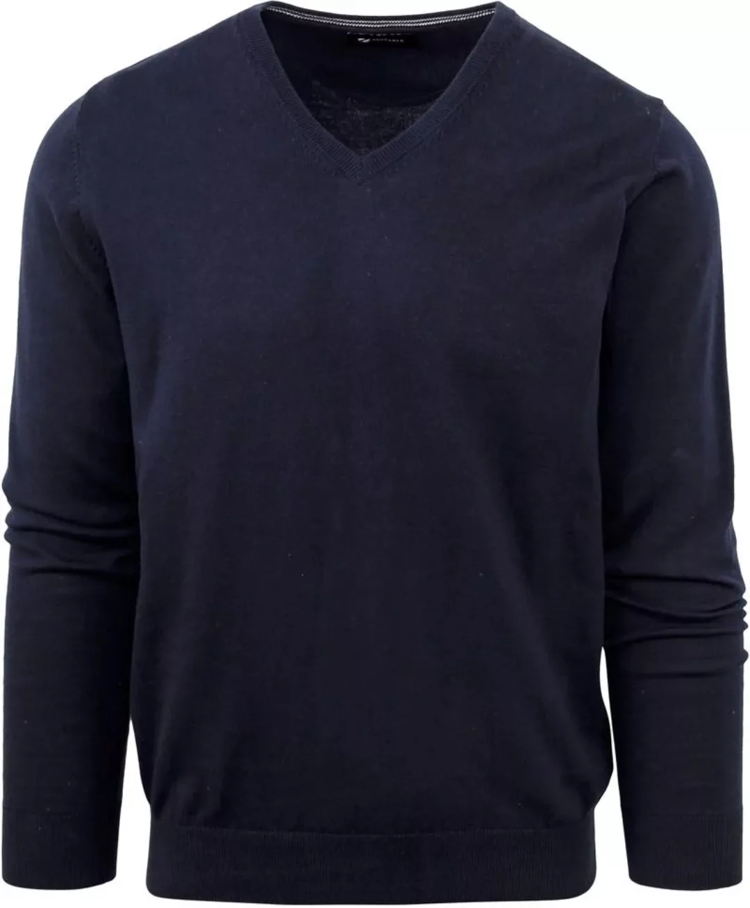 Suitable Pullover Vini V-Ausschnitt Navy  - Größe M günstig online kaufen