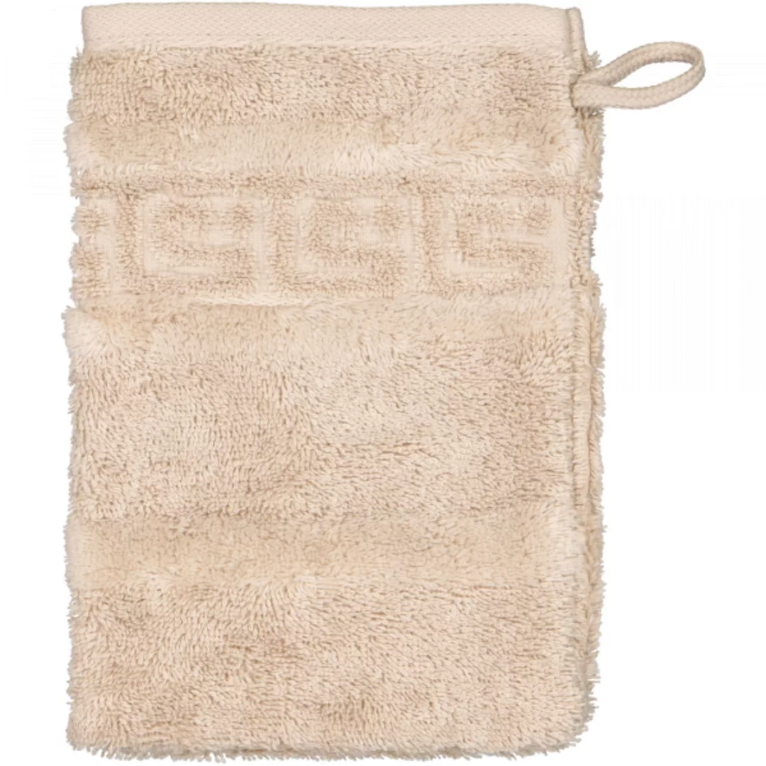 Cawö - Noblesse Uni 1001 - Farbe: 375 - sand - Waschhandschuh 16x22 cm günstig online kaufen