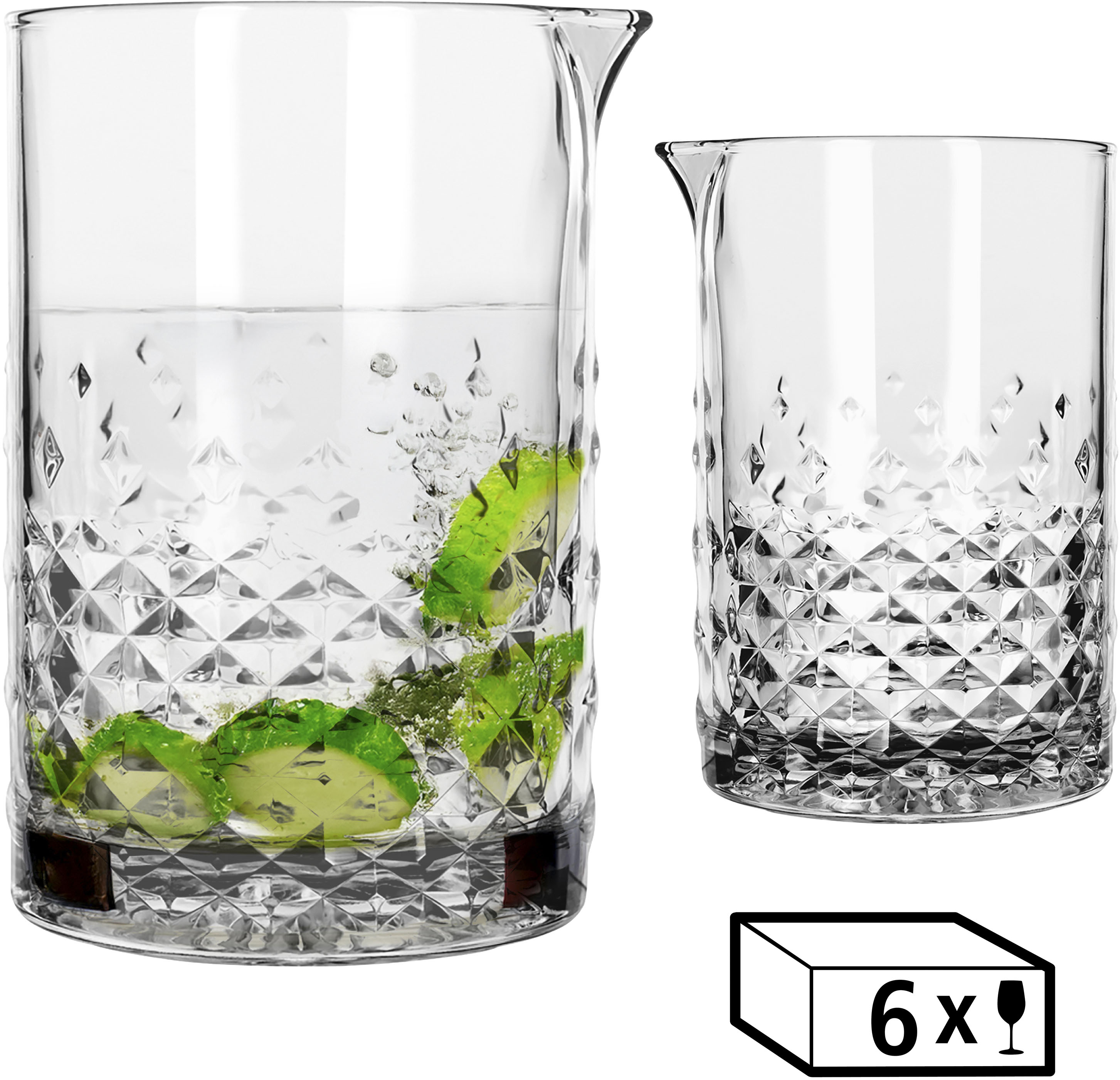 LIBBEY Gläser-Set »Libbey, Rührglas, 6er Set -OCULAR-«, (Set, 6 tlg.), Fass günstig online kaufen