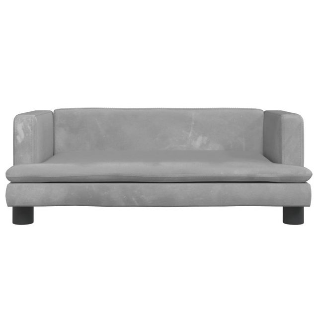 vidaXL Kindersofa Kindersofa Schwarz 80x45x30 cm Samt Kindercouch Kindermöb günstig online kaufen