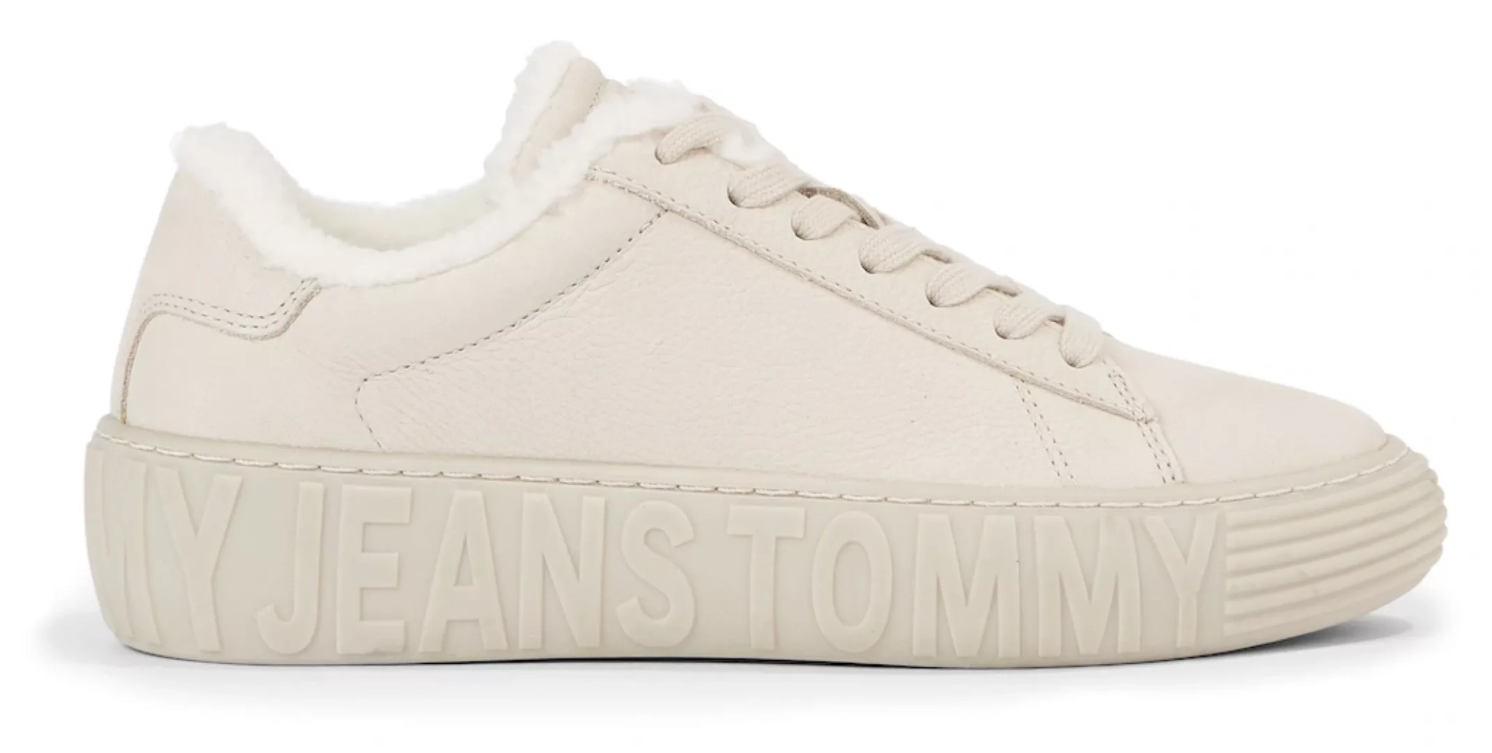 Tommy Jeans Plateausneaker "TOMMY JEANS NEW CUPSOLE LEAT WL", mit Logo im P günstig online kaufen