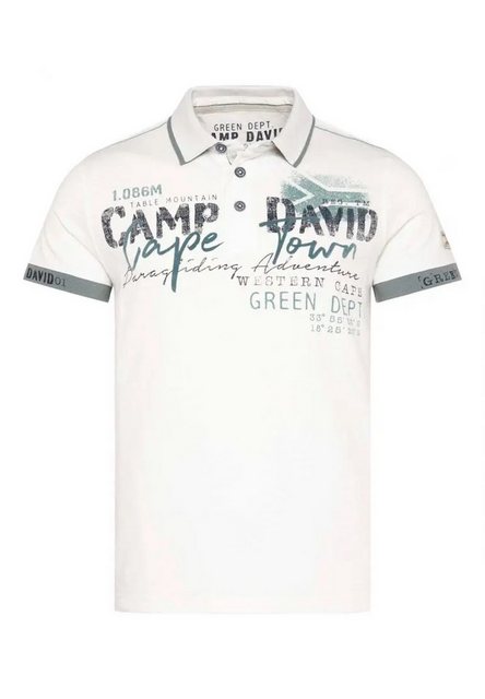 CAMP DAVID Poloshirt Poloshirt PARAGLIDING CAPE TOWN I (1-tlg) günstig online kaufen