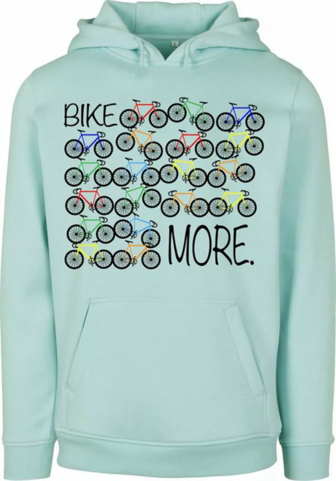 Baddery Kapuzenpullover Fahrrad Hoodie: "Bike More" - Pullover Herren, hoch günstig online kaufen