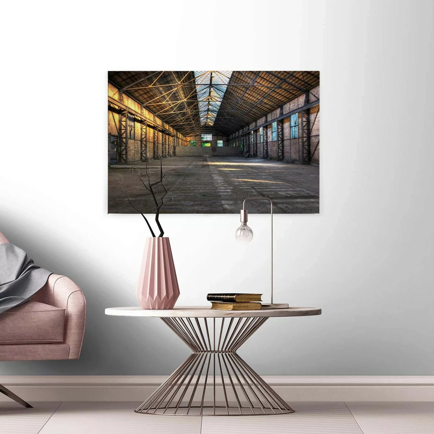 Bricoflor Lost Places Wandbild Im Industrial Style Modernes Keilrahmen Bild günstig online kaufen