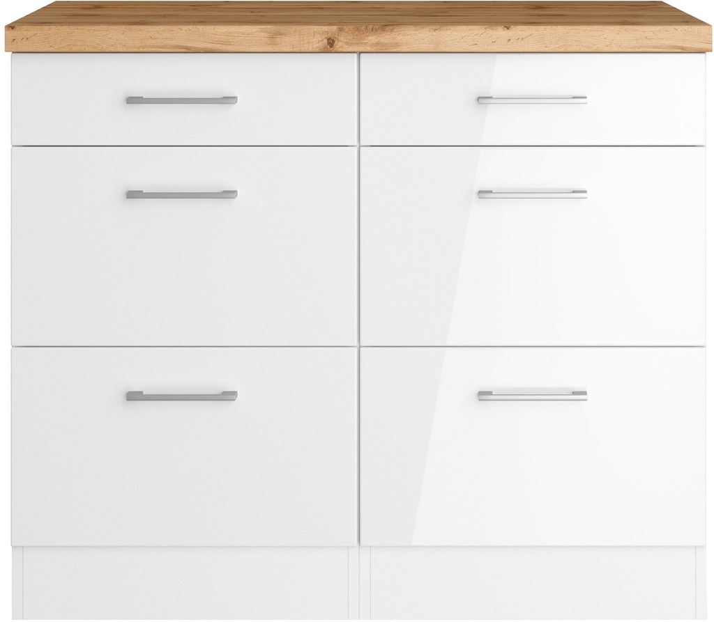 KOCHSTATION Unterschrank "KS-Milan", HELD Möbel, Auszugschrank 50 cm, matte günstig online kaufen