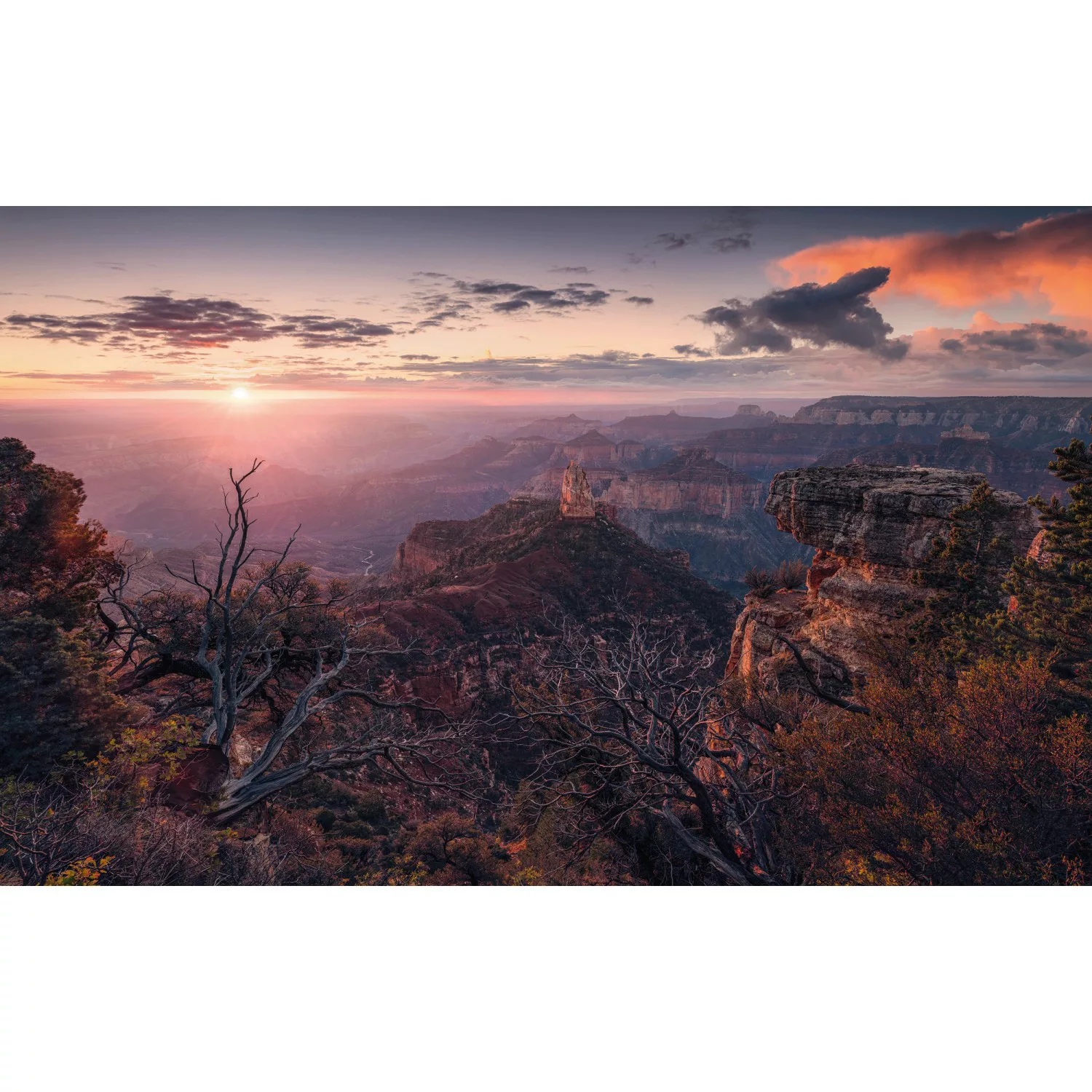 KOMAR Vlies Fototapete - Grand View  - Größe 450 x 280 cm mehrfarbig günstig online kaufen