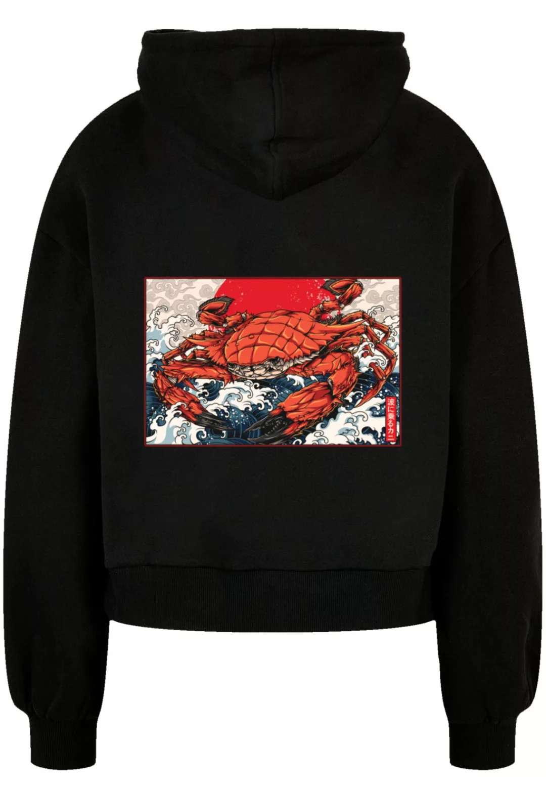 F4NT4STIC Kapuzenpullover "Crab Kanji Japan", Print günstig online kaufen