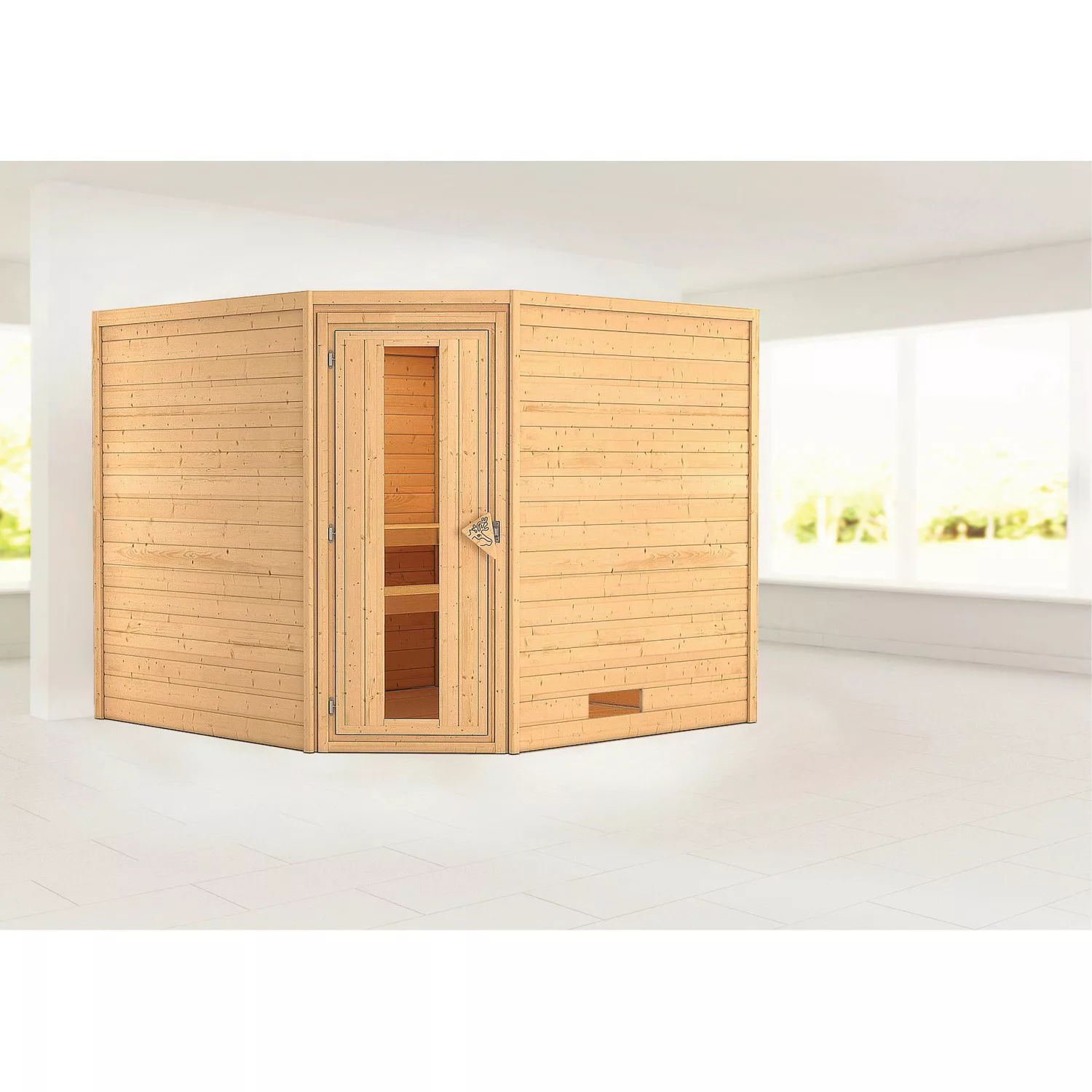 Karibu Sauna Leona Natur günstig online kaufen