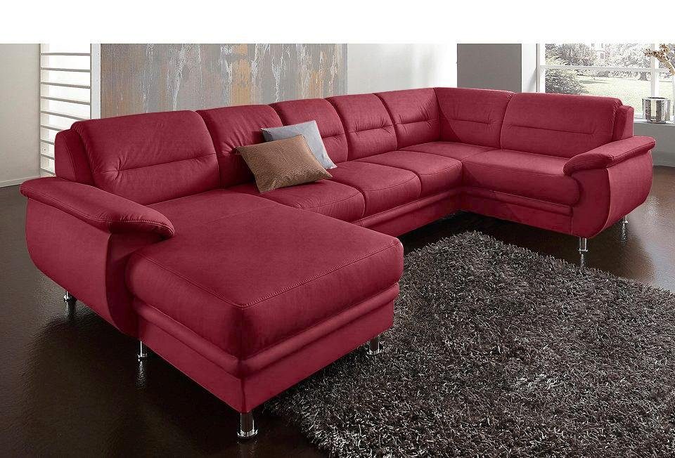 sit&more Wohnlandschaft "Mailand U-Form", wahlweise mit Bettfunktion, frei günstig online kaufen