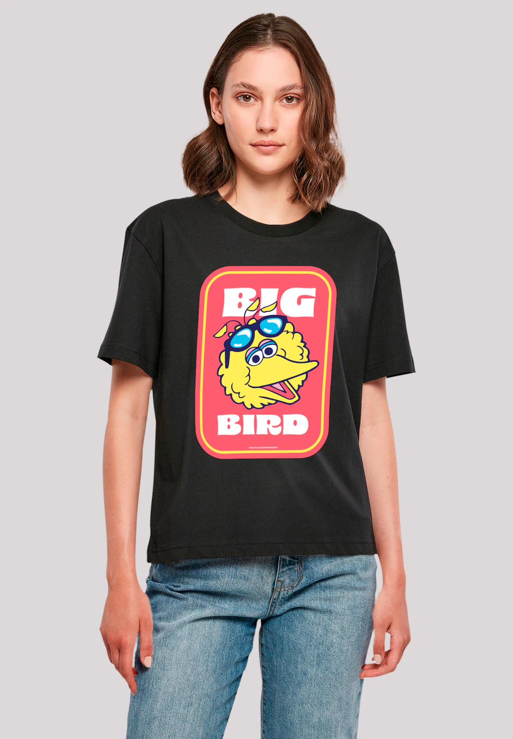 F4NT4STIC T-Shirt "Sesamstraße Bilbo Big Bird Sticker", Premium Qualität, W günstig online kaufen