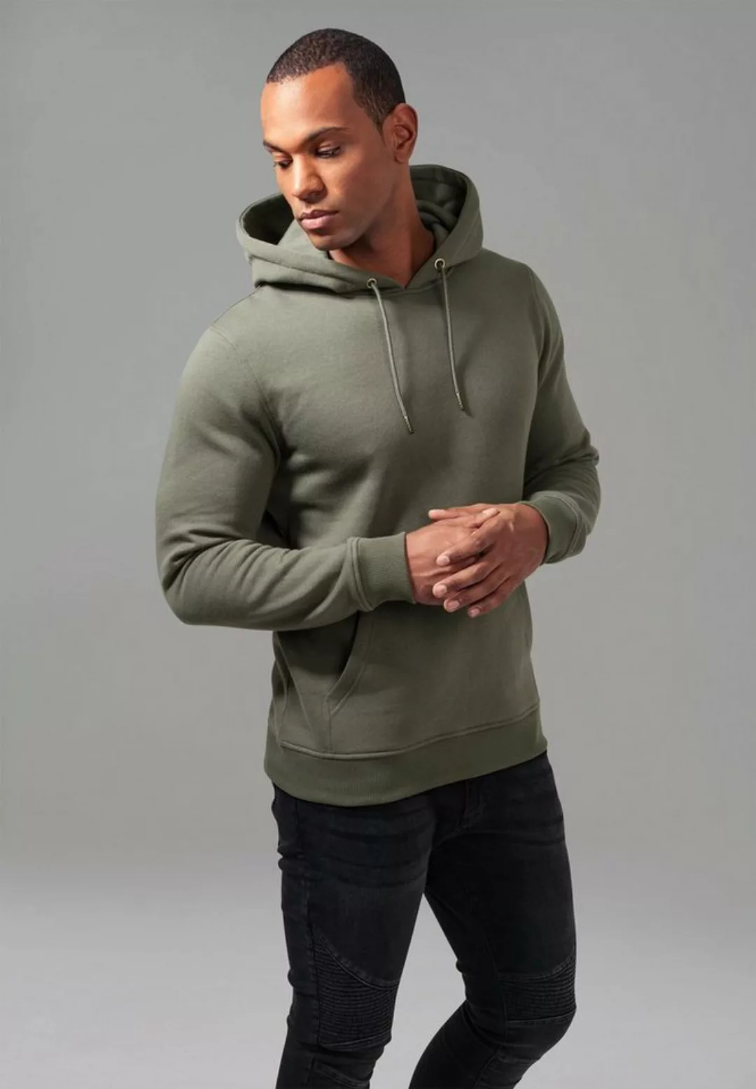 URBAN CLASSICS Kapuzenpullover TB1592 - Basic Sweat Hoody olive XXL günstig online kaufen