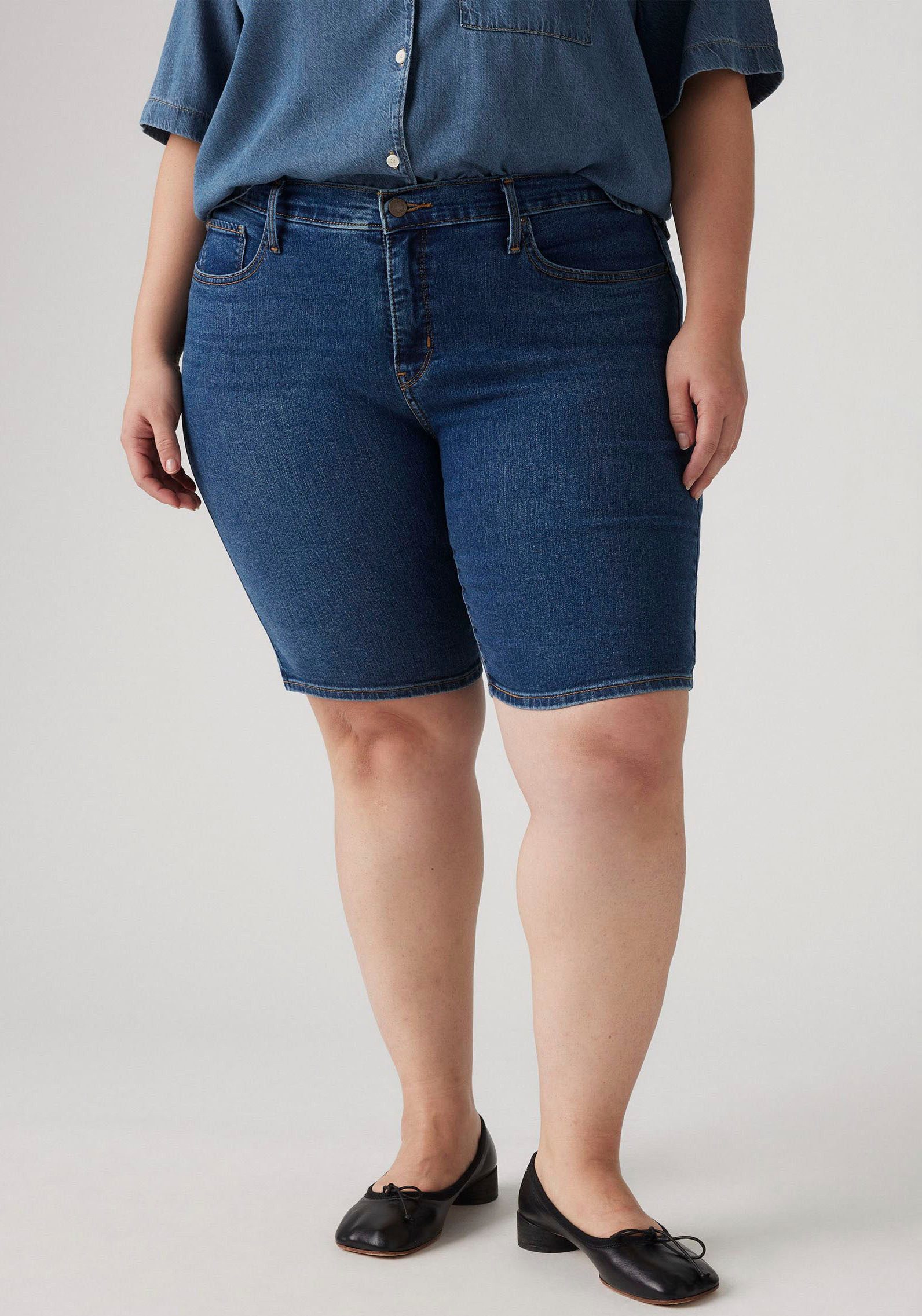 Levis Plus Shorts "PL SHAPING BERMUDA DA", Sommerhose im Five-Pocket Style günstig online kaufen