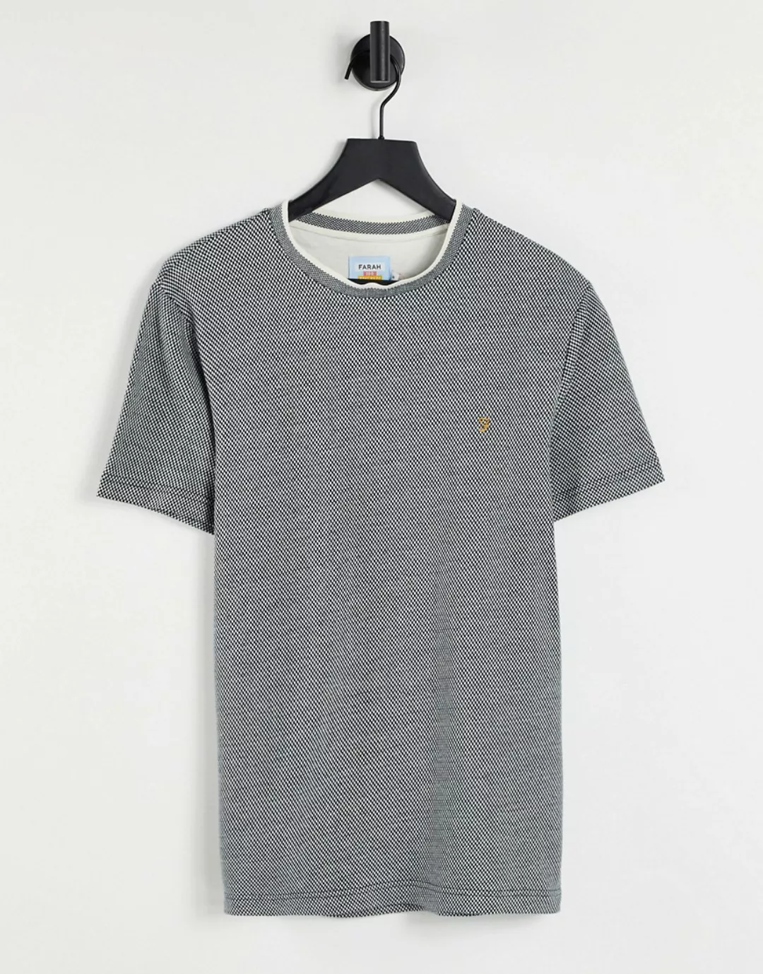 Farah – Exhall – T-Shirt in Marineblau günstig online kaufen