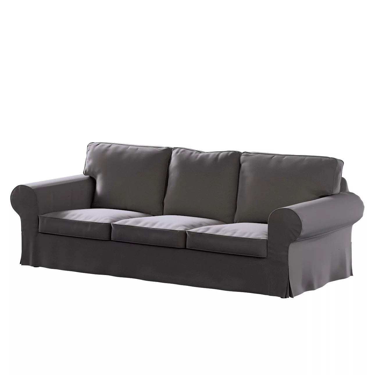 Bezug für Ektorp 3-Sitzer Schlafsofa, ALTES Modell, braun, Sofahusse Ektorp günstig online kaufen