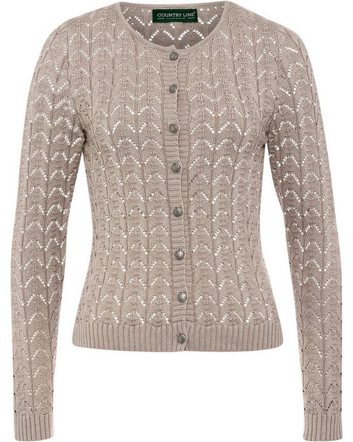 Country Line Trachtenjacke Ajour-Strickjacke günstig online kaufen