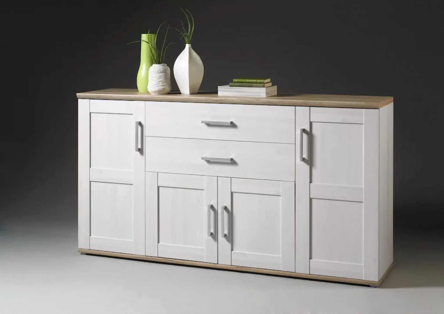 HBZ Sideboard "Romance im Landhaustil, Wohnzimmerschrank BxHxT 186x100x46 c günstig online kaufen