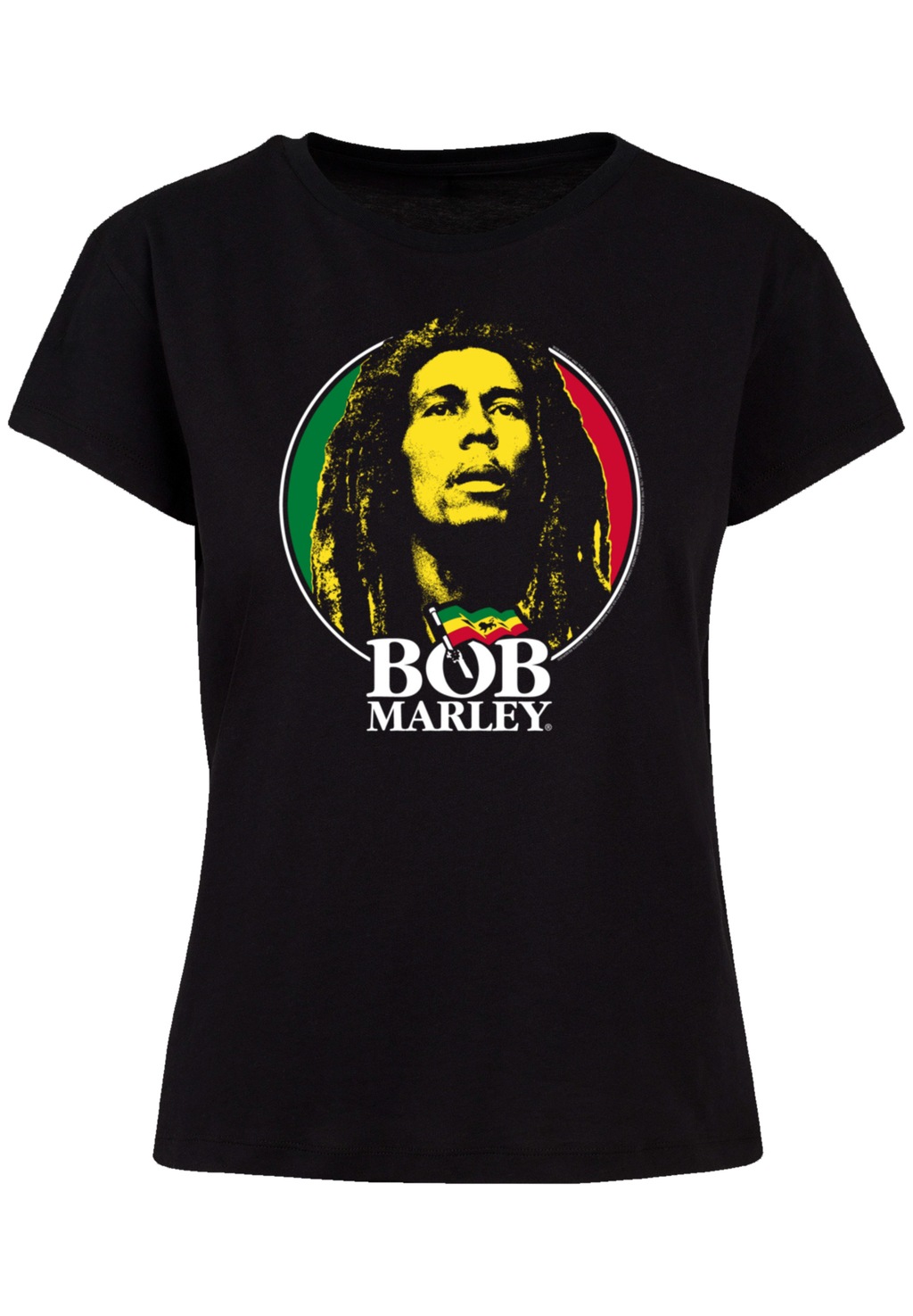 F4NT4STIC T-Shirt "Bob Marley Logo Badge Reggae Music", Premium Qualität, M günstig online kaufen