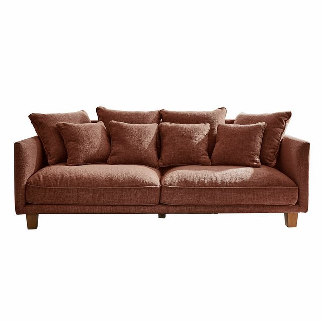 Mirabeau Sofa Sofa Brissonneau rostbraun günstig online kaufen