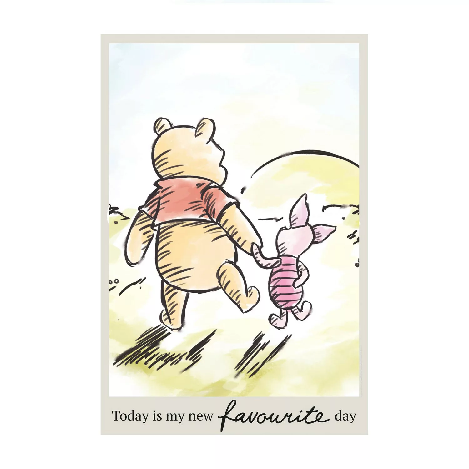 Komar Wandbild Winnie Pooh Today 50 cm x 70 cm günstig online kaufen