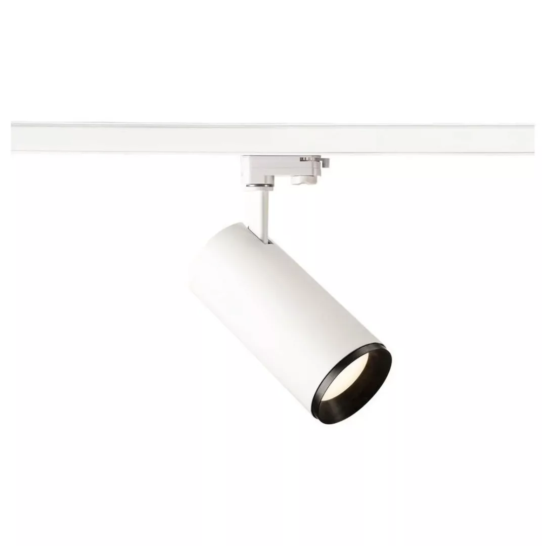 LED 3-Phasen-Spot Numinos in Weiß und Schwarz 28W 2620lm 4000K 36° günstig online kaufen