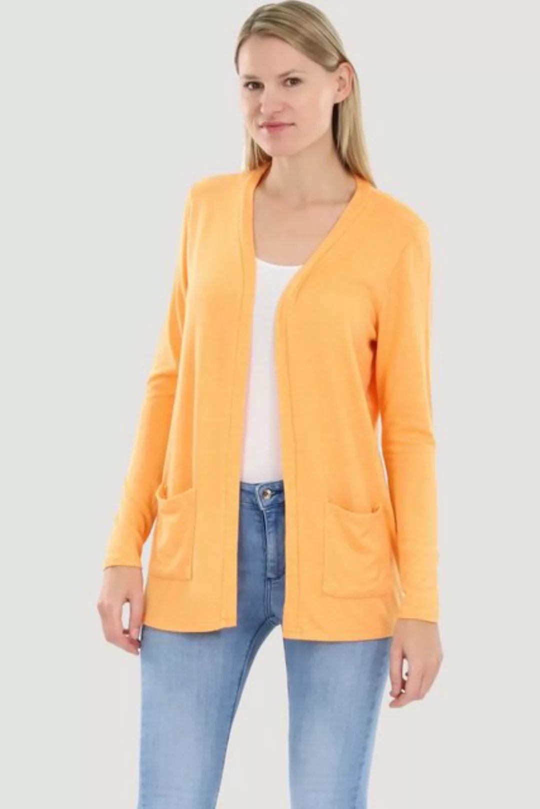 malito more than fashion Cardigan 2243 Feinstrick Jacke mit Eingriffstasche günstig online kaufen