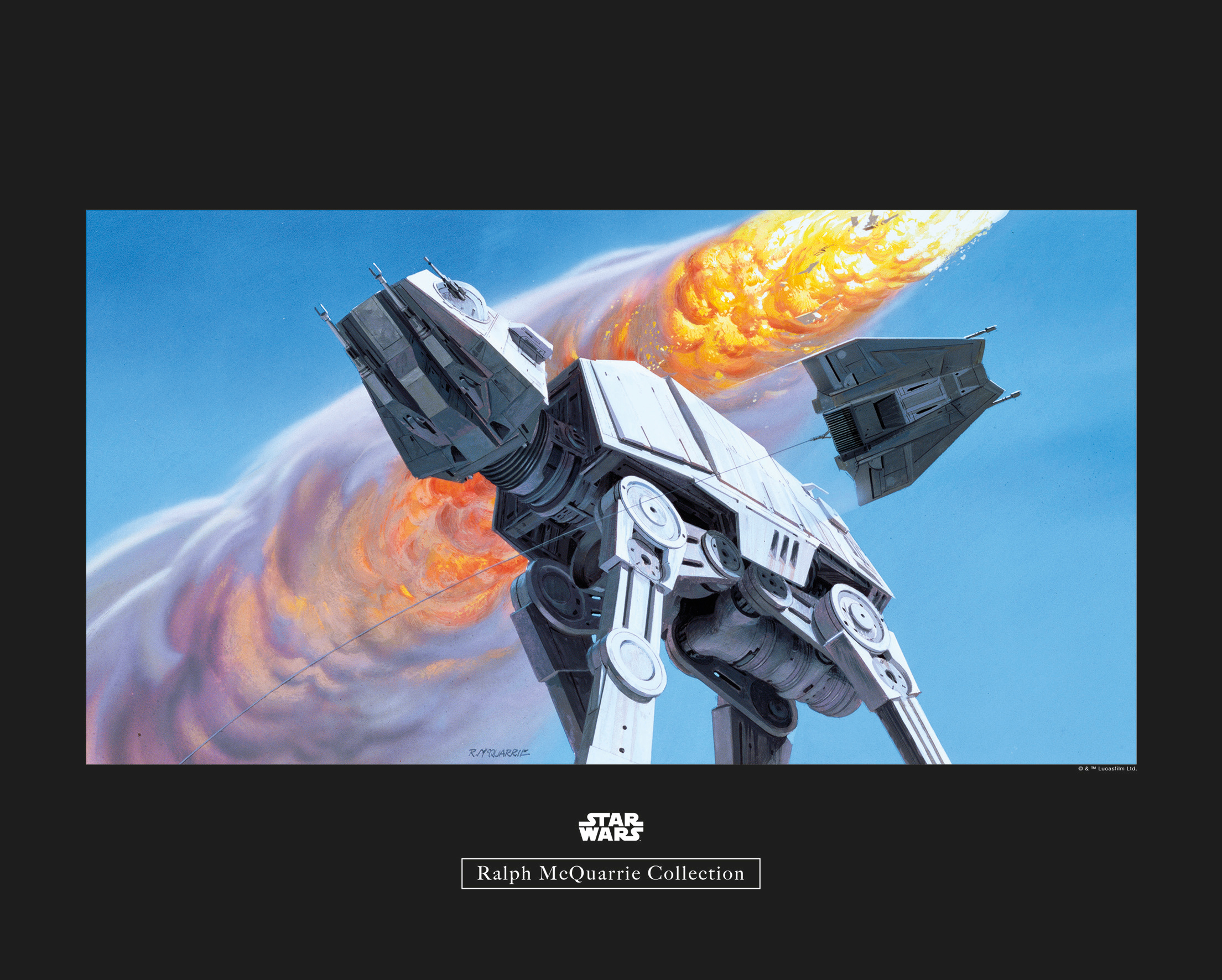 Komar Wandbild Star Wars AT-AT 50 x 40 cm günstig online kaufen