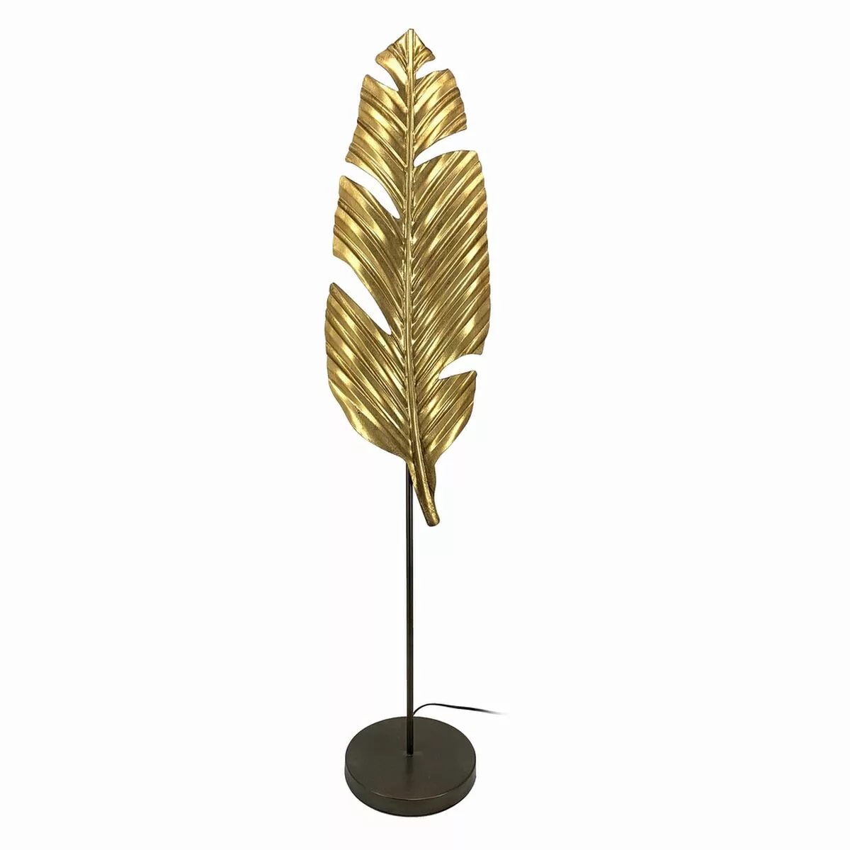 Stehlampe 34,5 X 34,5 X 138,5 Cm Schwarz Gold Metall günstig online kaufen