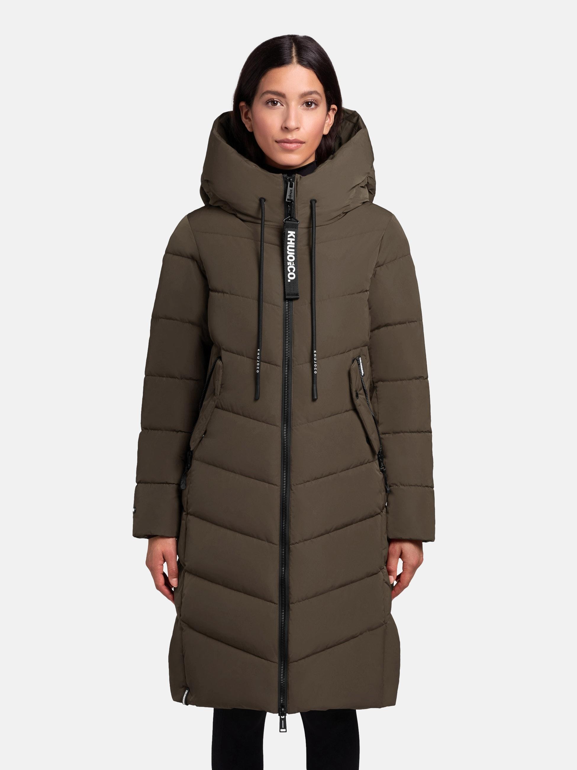 khujo Steppmantel "Mikia2-YM", Warmer Damen Wintermantel mit hohem Kragen u günstig online kaufen