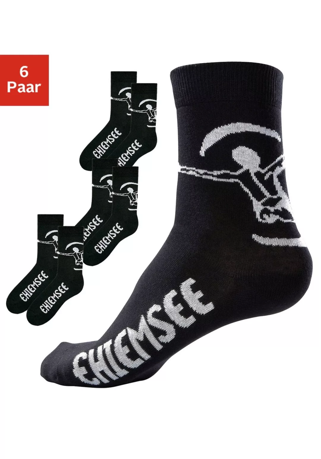 Chiemsee Freizeitsocken, (Packung, 6 Paar), in pflegeleichter Markenqualitä günstig online kaufen