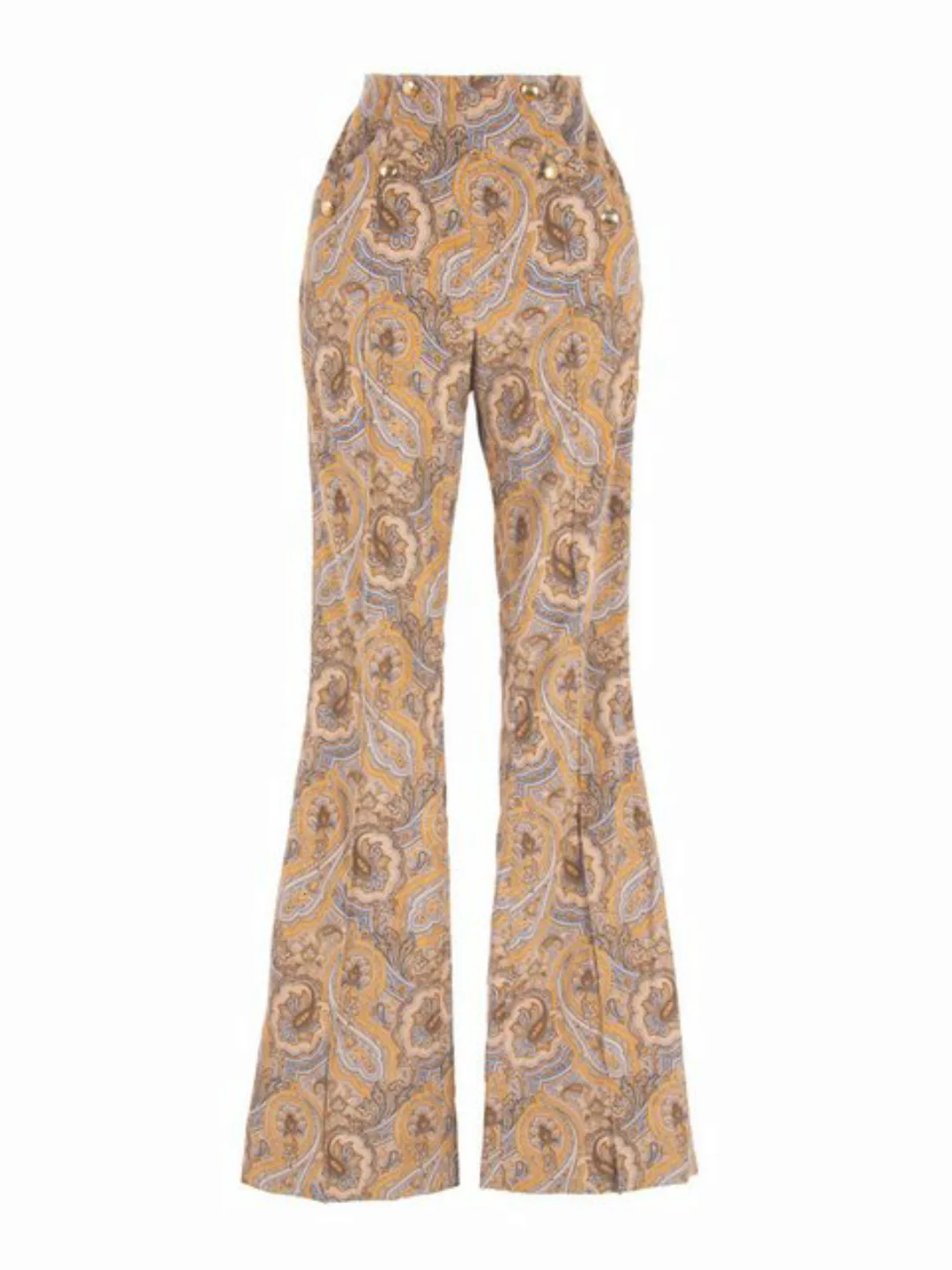 RUA & RUA Schlaghose Hose mit Paisley Print aus Feincord Baumwolle (1-tlg) günstig online kaufen