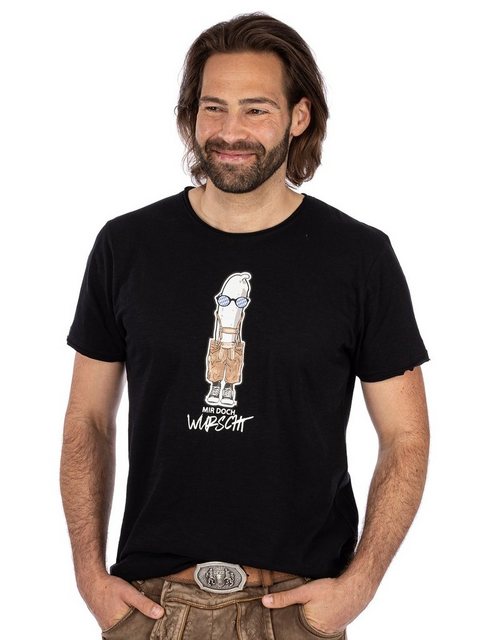 Hangowear Trachtenshirt T-Shirt HEIKO Bavaria schwarz günstig online kaufen