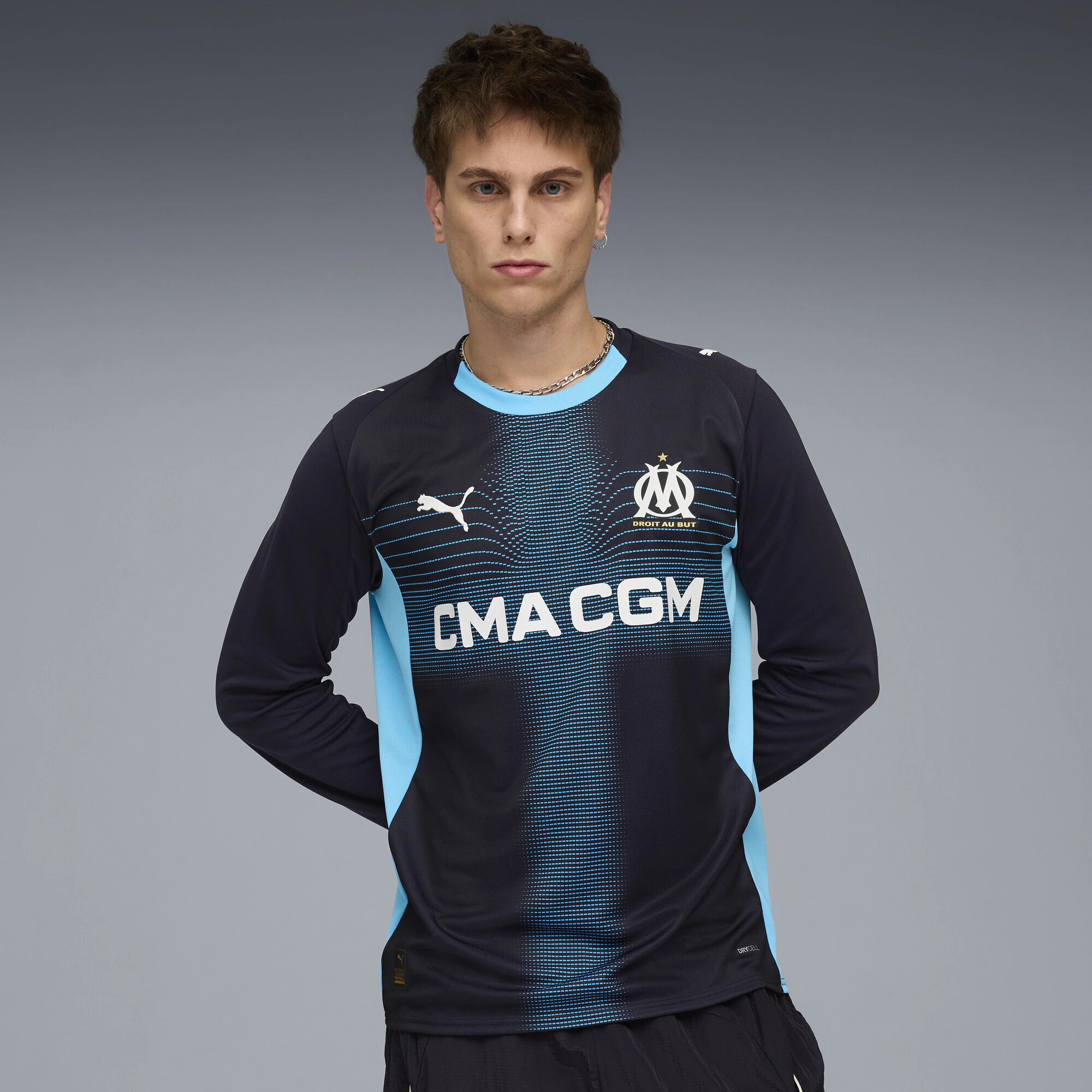 PUMA Trainingsshirt "Olympique de Marseille 25/26 Langarm-Auswärtstrikot He günstig online kaufen