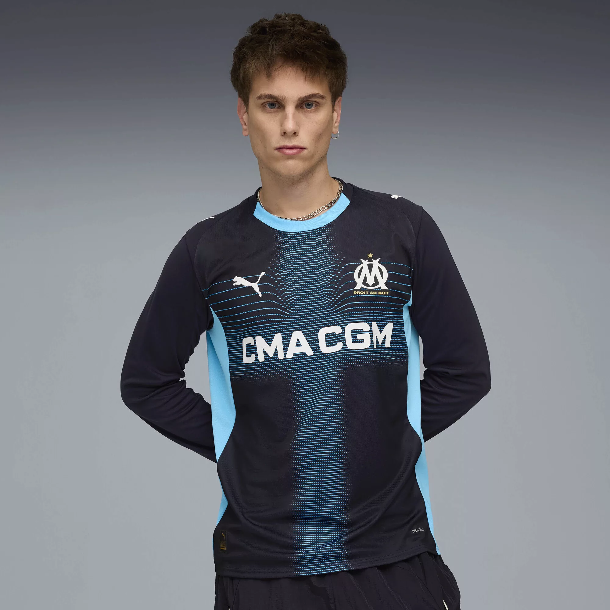 PUMA Trainingsshirt "Olympique de Marseille 25/26 Langarm-Auswärtstrikot He günstig online kaufen