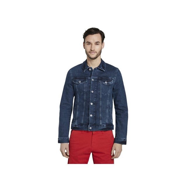 TOM TAILOR Jeansjacke blau gerade (1-St) günstig online kaufen