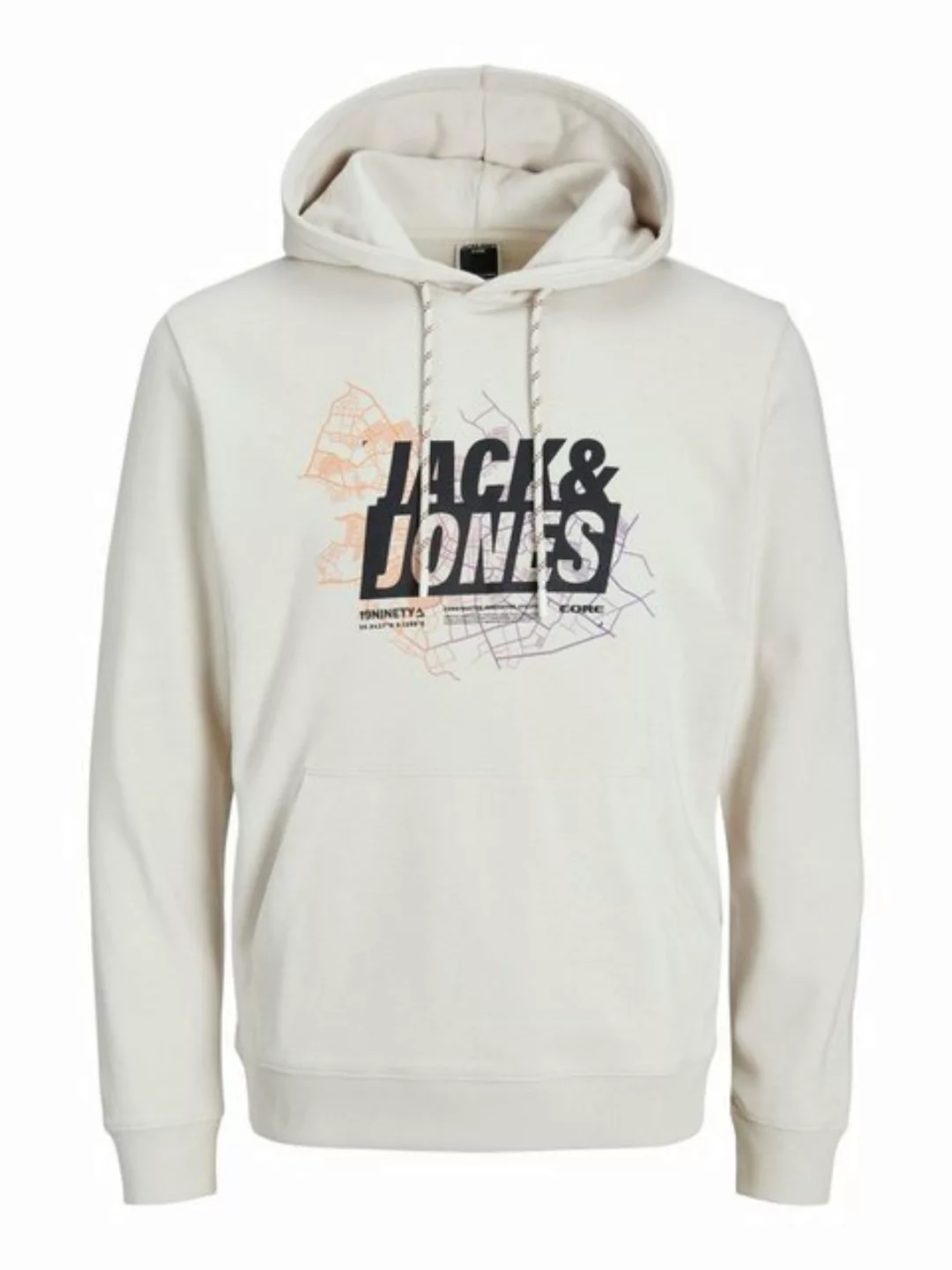 Jack & Jones Herren Kapuzenpullover Hoodie JCOMAP LOGO - Regular Fit günstig online kaufen