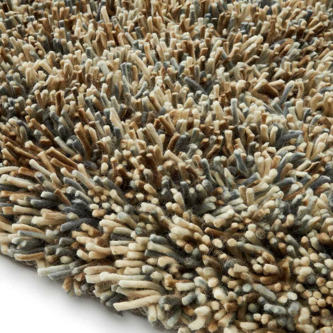 Shaggy Hochflor Teppich in Beigegrau meliert 230x160 cm günstig online kaufen
