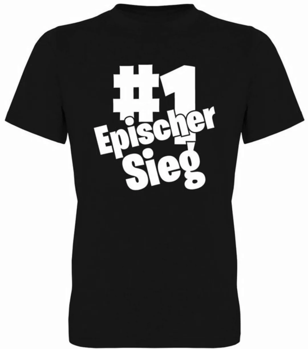 G-graphics T-Shirt #1 Epischer Sieg Herren T-Shirt, mit Frontprint, mit Spr günstig online kaufen