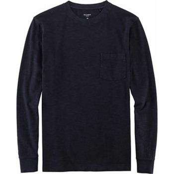 Olymp  Langarmshirt Rundhals T-Shirt für Herren in marineblau günstig online kaufen