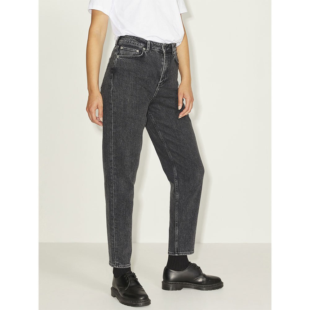 JJXX Damen Jeans JXLISBON MOM CR4007 - Straight Fit - Schwarz - Black Denim günstig online kaufen