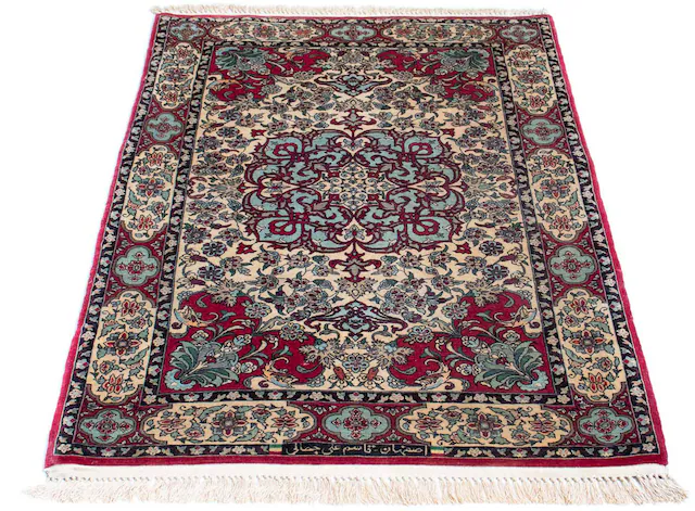 morgenland Orientteppich »Perser - Isfahan - Premium - 124 x 83 cm - dunkel günstig online kaufen