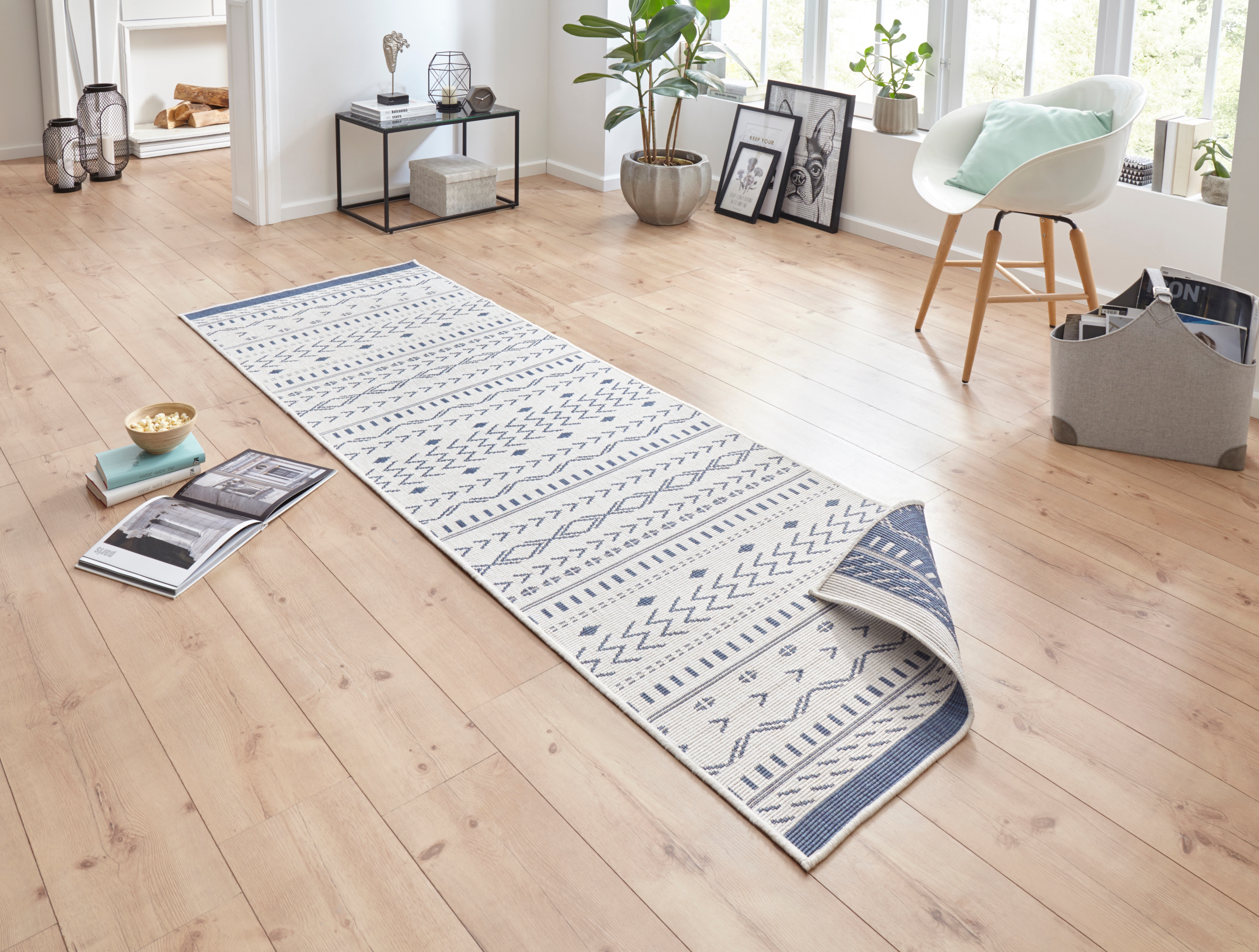 NORTHRUGS Teppich »Kuba Wendeteppich«, rechteckig, 5 mm Höhe, In-& Outdoor, günstig online kaufen