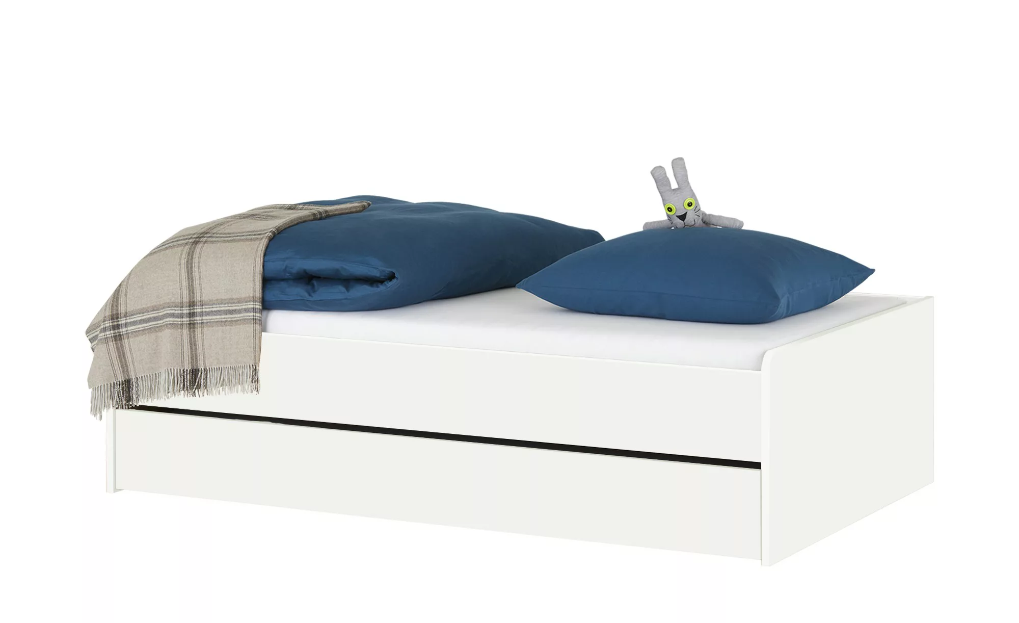 Duobett  Grow Up - weiß - 127 cm - 54,5 cm - Betten > Bettgestelle - Möbel günstig online kaufen